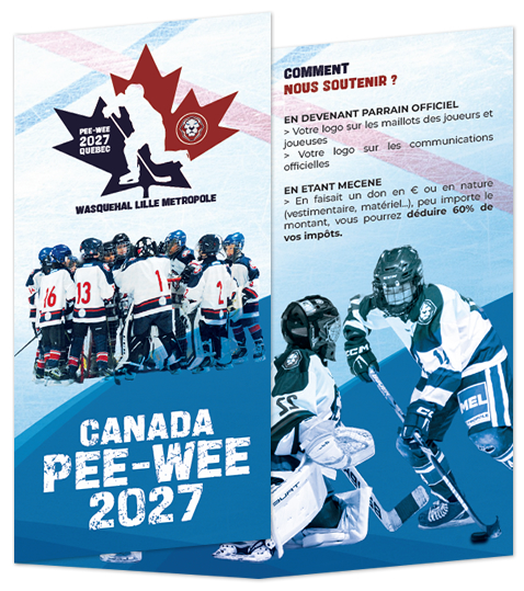 Plaquette du tournoi PeeWee 2027